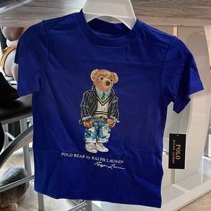 Blue Polo Ralph Lauren toddler boy shirt